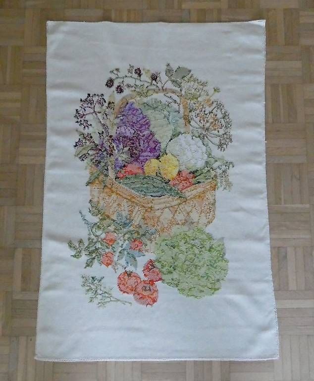 Toutes les décorations: Grosser, handgestickter Wandbehang, neu – Neuf (Voir description) à Dietlikon par Woodgate 3