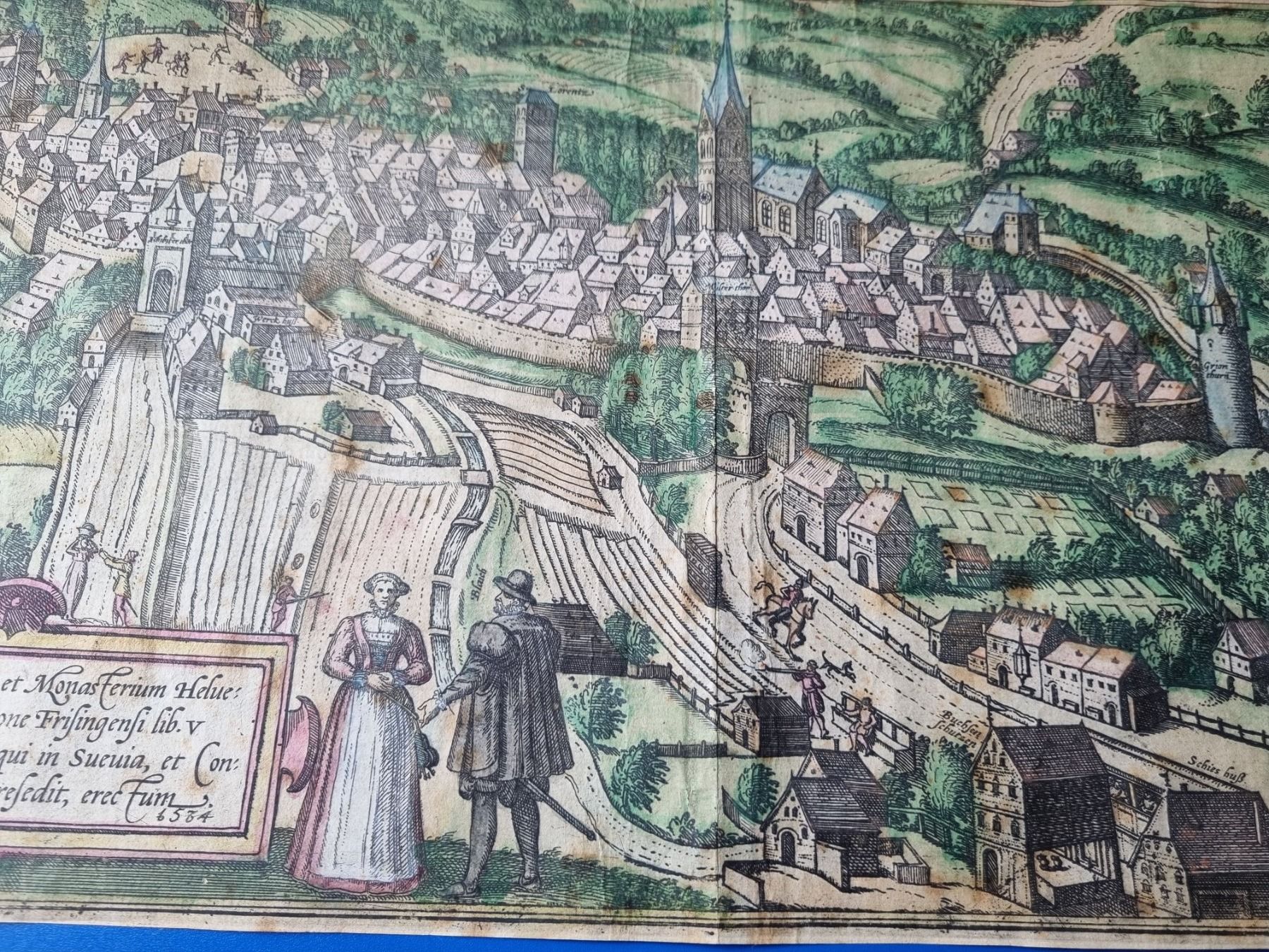 Incisioni: S GALLI  OPP et Monasterium   St. Gallen – Usato da Schaffhausen venduto da Leveron13 8