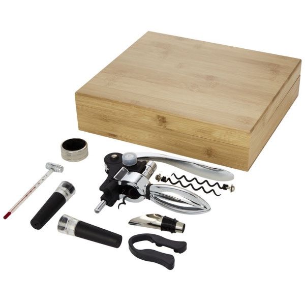 Apribottiglie & Tappi per chiusura: Malbick 9-teiliges Weinset_Coffret à vin 9 pièces – Nuovo e nell'imballaggio originale da Gipf-Oberfrick venduto da SecondHandMisc 2