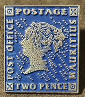 U896 - Pin Briefmarke Two Penny Post Office Postage
