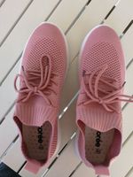 Neue, hellrote Stoff Sneakers (Chicoree), Gr. 41