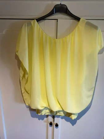 %BLUSENKLEID HELLGELB%