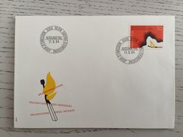 1984 FDC Brandverhütung