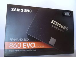 Samsung 860 EVO 2TB SSD Fabrikneu !