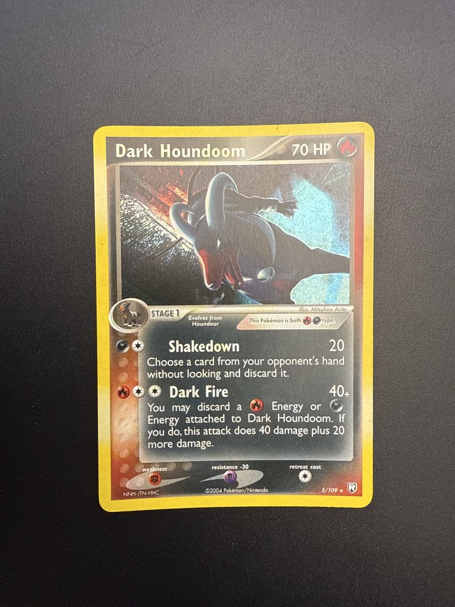 Pokémon Sammelbilder & Trading cards: Dark Houndoom – Neu (gemäss Beschreibung) aus Bioggio von