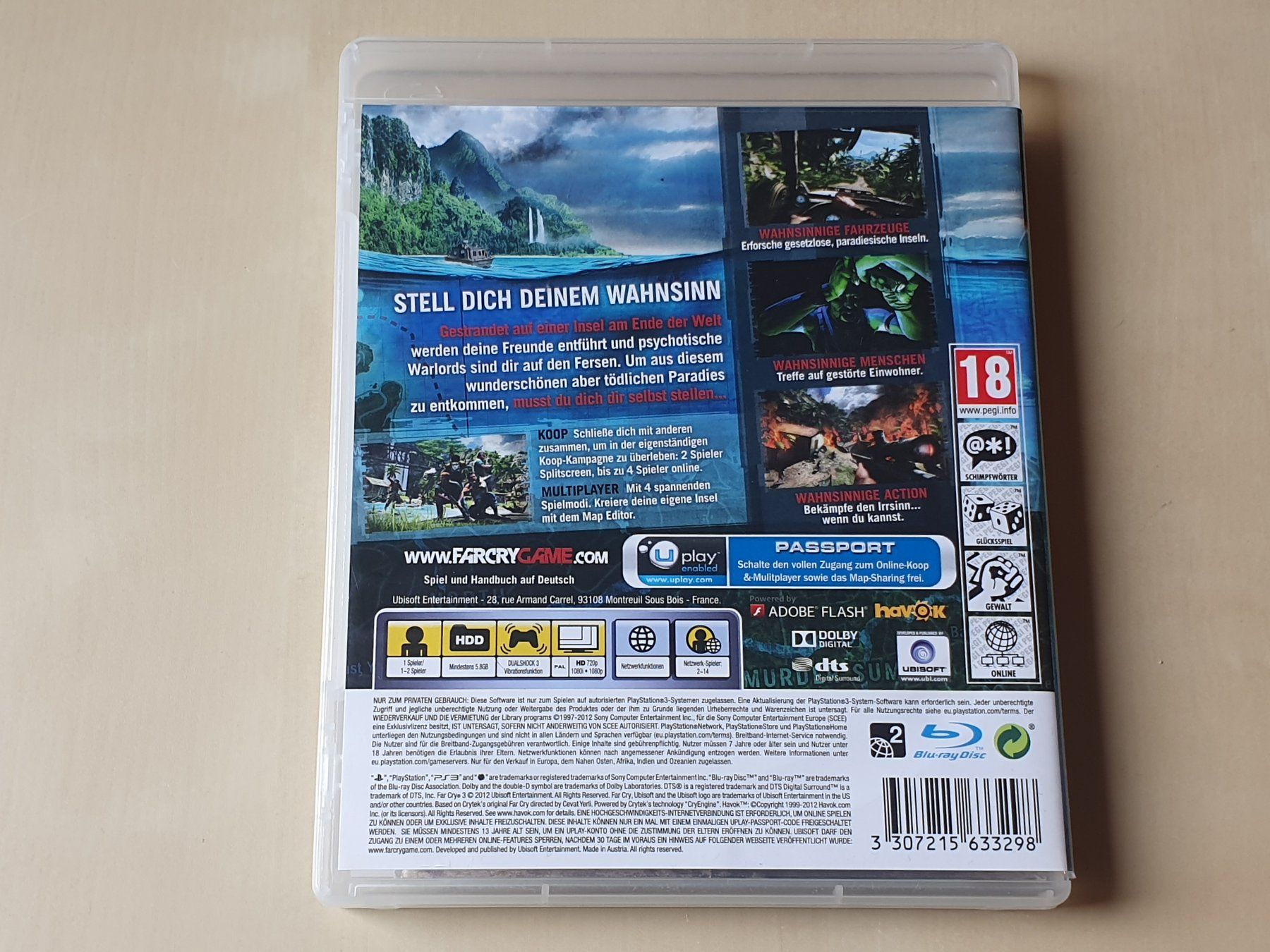 Sony Spiele: Farcry 3 – Gebraucht aus Stansstad von collectorsshop 1
