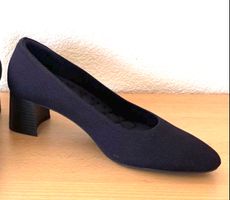 VIVAVIA (IT) 40 Neu /NP134CHF Pumps Blau elastisches Gewebe
