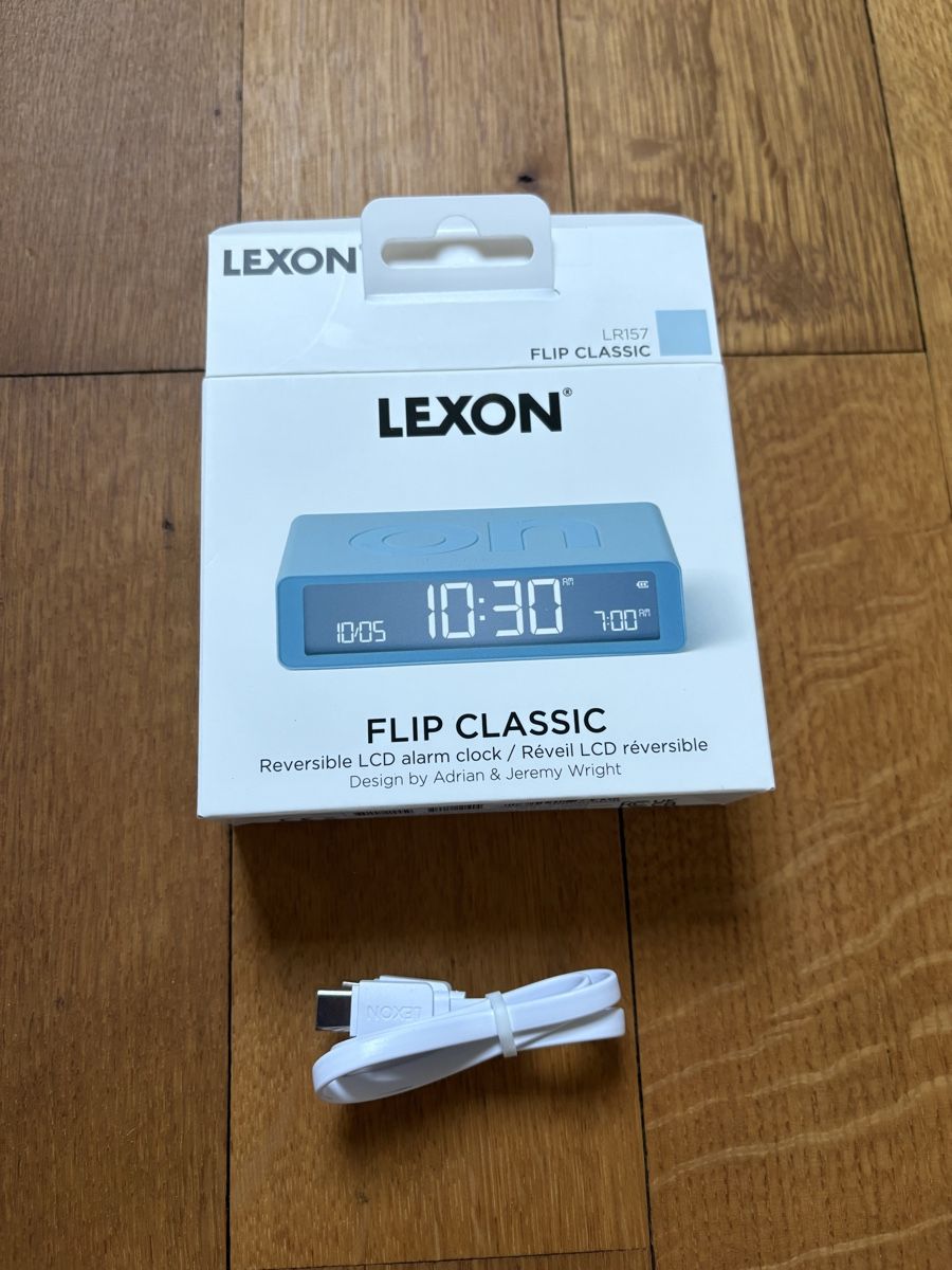 Lexon Réveils: Lexon Flip Classic Wecker hellblau – Neuf avec emballage d'origine à Zürich par my_butterbrot 5