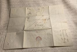  Dokumente Roten Siegel 18  19 Jahundert Geschäftsbrief 1822