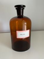 Apothekerflasche 2.5 Liter, Braunglas mit Glaszapfen