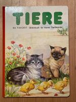 Vintage FAVORIT Bilderbuch "Tiere" mit Kartonseiten