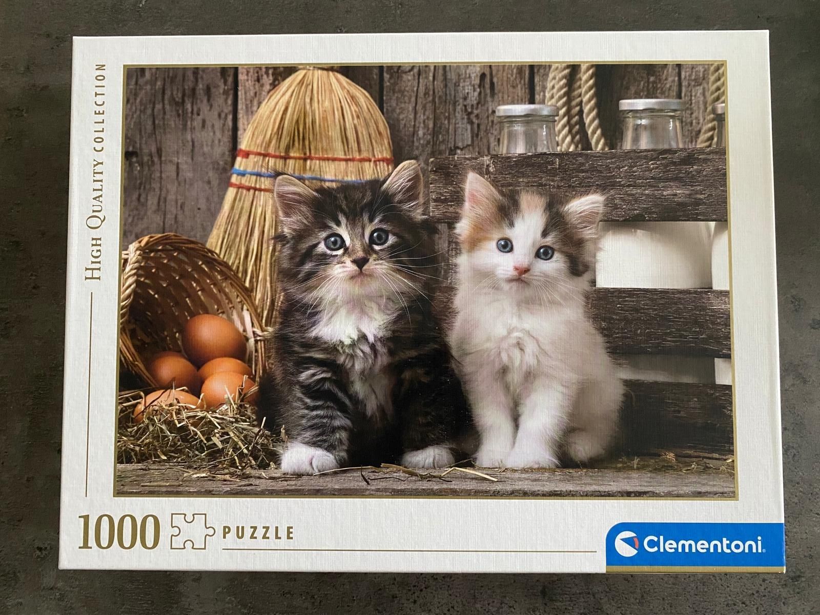 Clementoni Puzzle: Puzzle chats 1000 pièces Clementoni – Nuovo (secondo la descrizione) da Borex venduto da Vince24