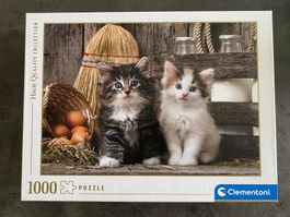 Puzzle chats 1000 pièces Clementoni