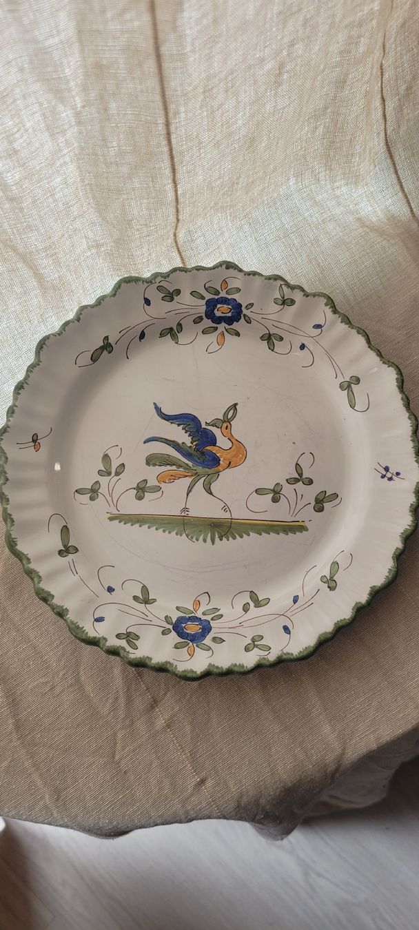 Teller: Assiette en faïence de Moustiers – Gebraucht aus Vevey von lba_dd82