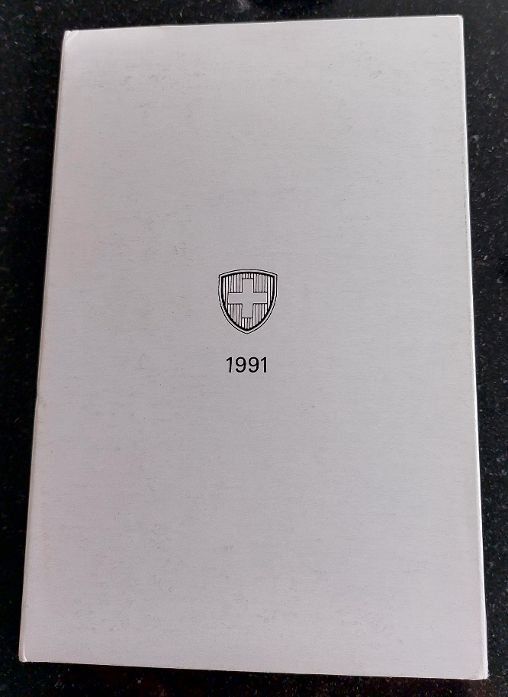 Alle Münzen: CH - Münzsatz 1991 pp  / vertiefte Randschrift – Neu (gemäss Beschreibung) aus Arch von moneyswiss