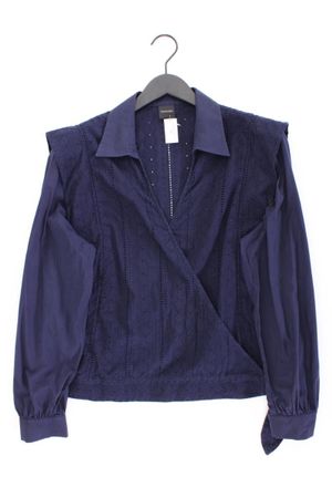 Madeleine Langarmbluse Gr. 46 blau