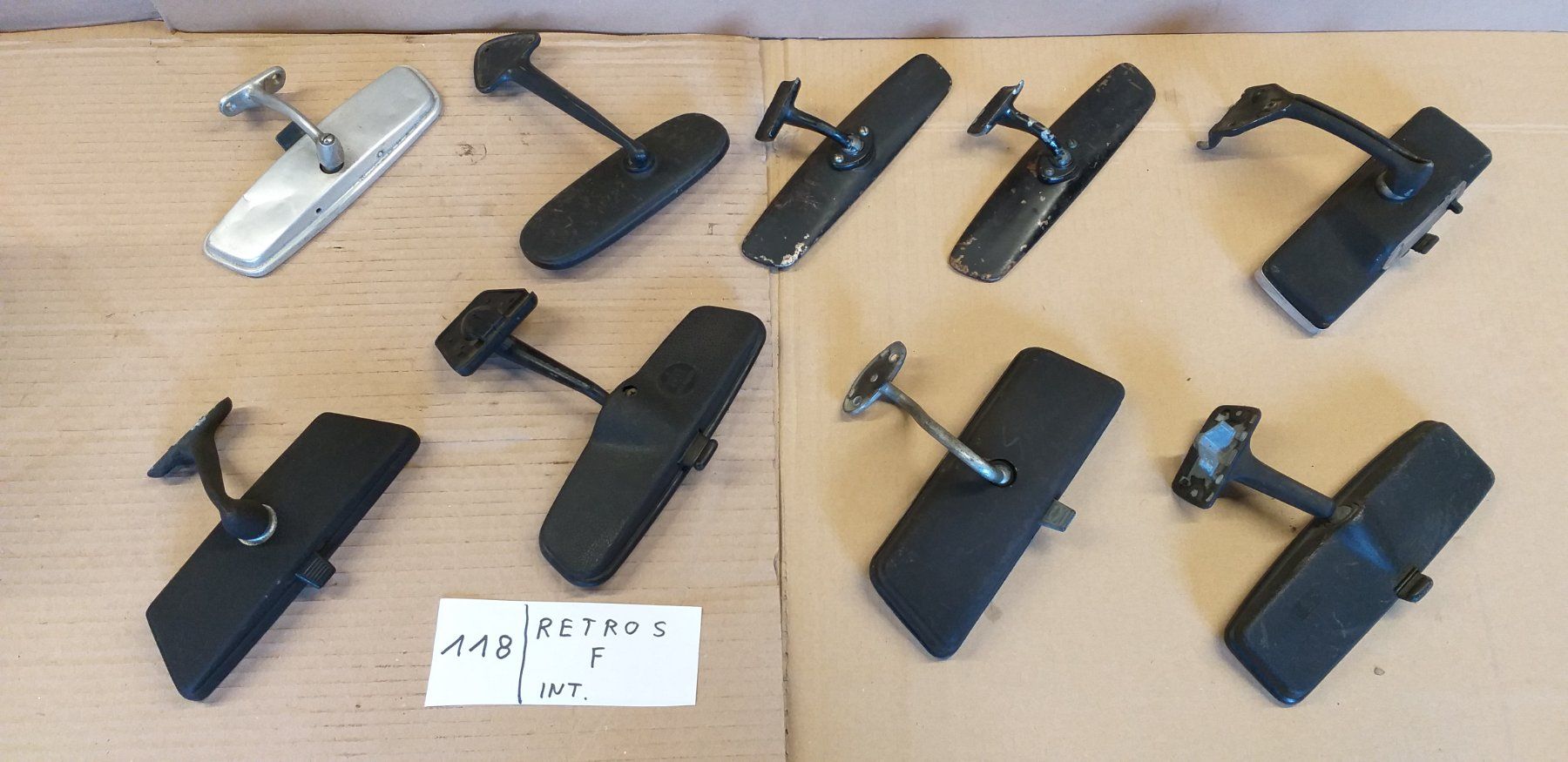 Tutti pezzi di ricambio auto: RETROVISEURS VOITURES OLDTIMER 1 Pc. A CHOIX sur env. 35 Pc. – Usato da cortébert venduto da rlv 3