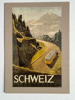 Plakat Schweiz Alpenposten 1948 (Retro.)