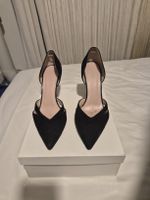 Damen Pumps Wildleder schwarz Grösse 40 guter Zustand
