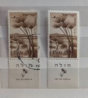 Israel-1x postfrisch/1x gestempelt**mit Tab (2)