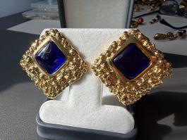 Vintage Ohrringe Clips Luxus Modeschmuck  