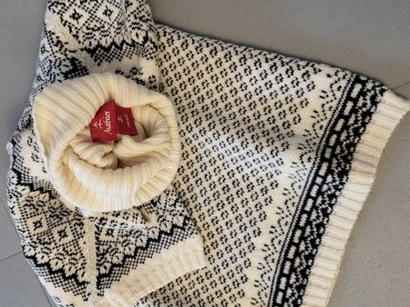 Pull Authier noir et blanc, taille S manches courtes