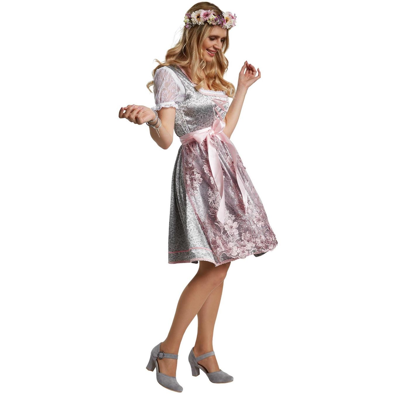 Costumi: Frauenkostüm Mini-Dirndl Sonthofen L – Nuovo (secondo la descrizione) da Murten venduto da Roland.Kemmer.AG 2