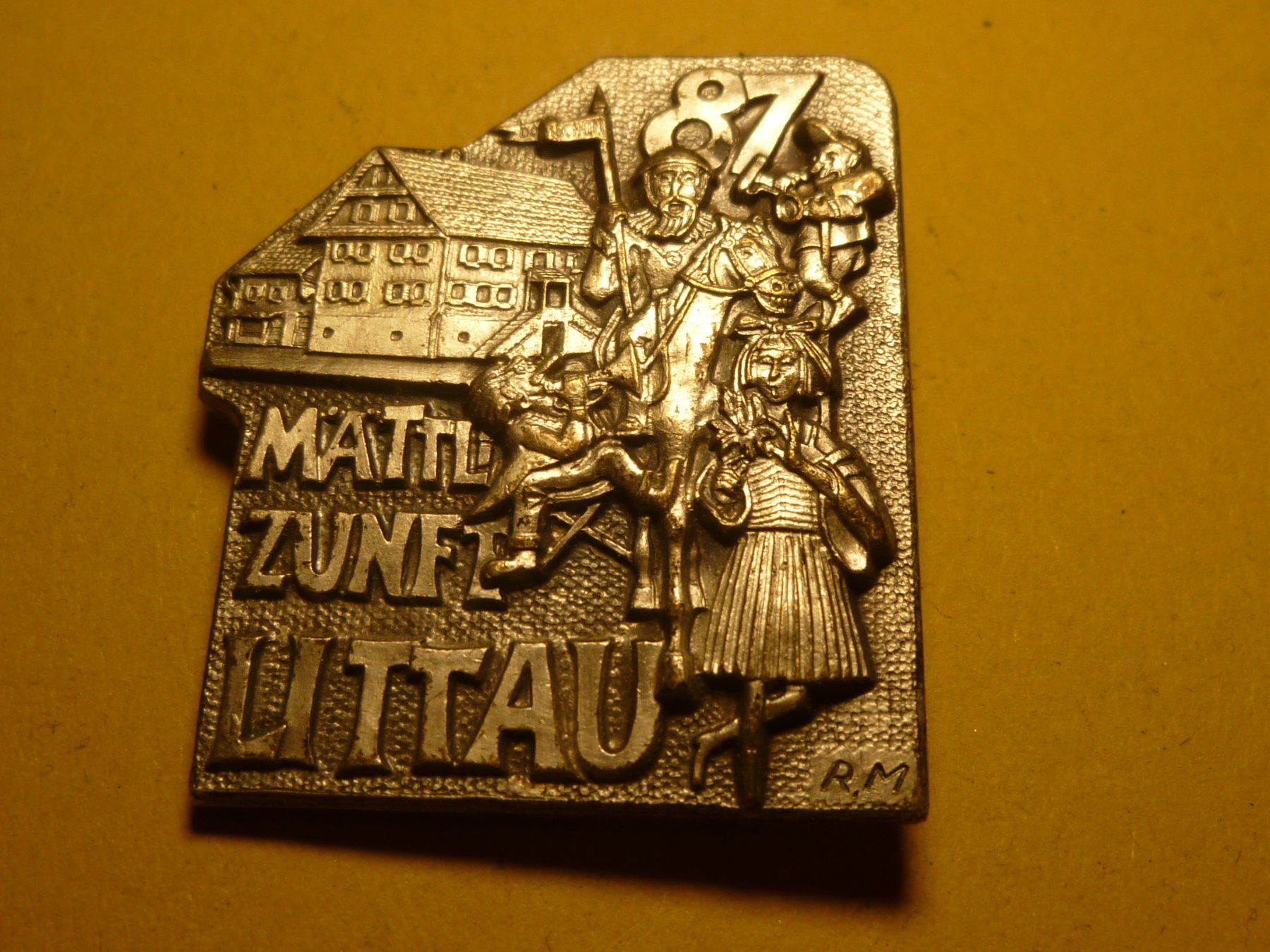 Placchette & Badge: LITTAU 1987 SILBER – Usato da Ried (Muotathal) venduto da Mandarin02