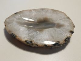 Achat Mineralien Aschenbecher   2.5 hoch  18 x 14 cm