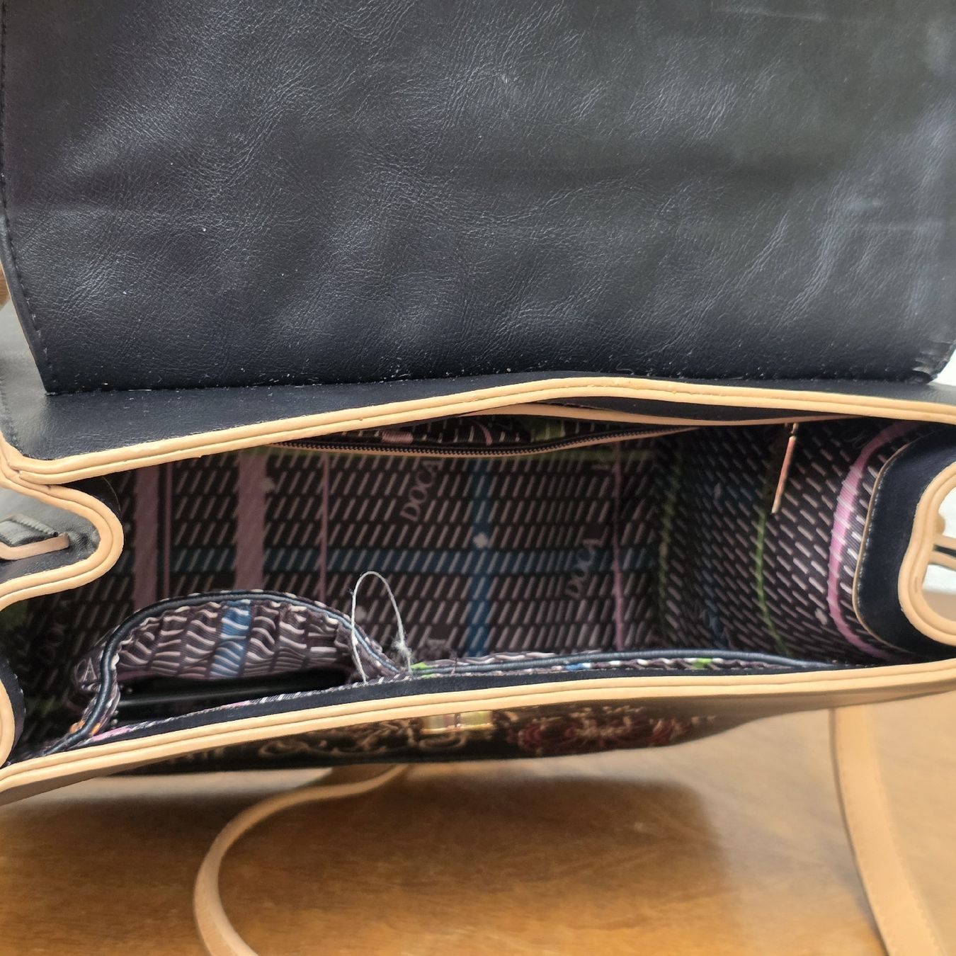 Borse da donna: Handtasche, neuwertig, mit Vogelmuster – Nuovo (secondo la descrizione) da Rheinsulz venduto da Gilea 4