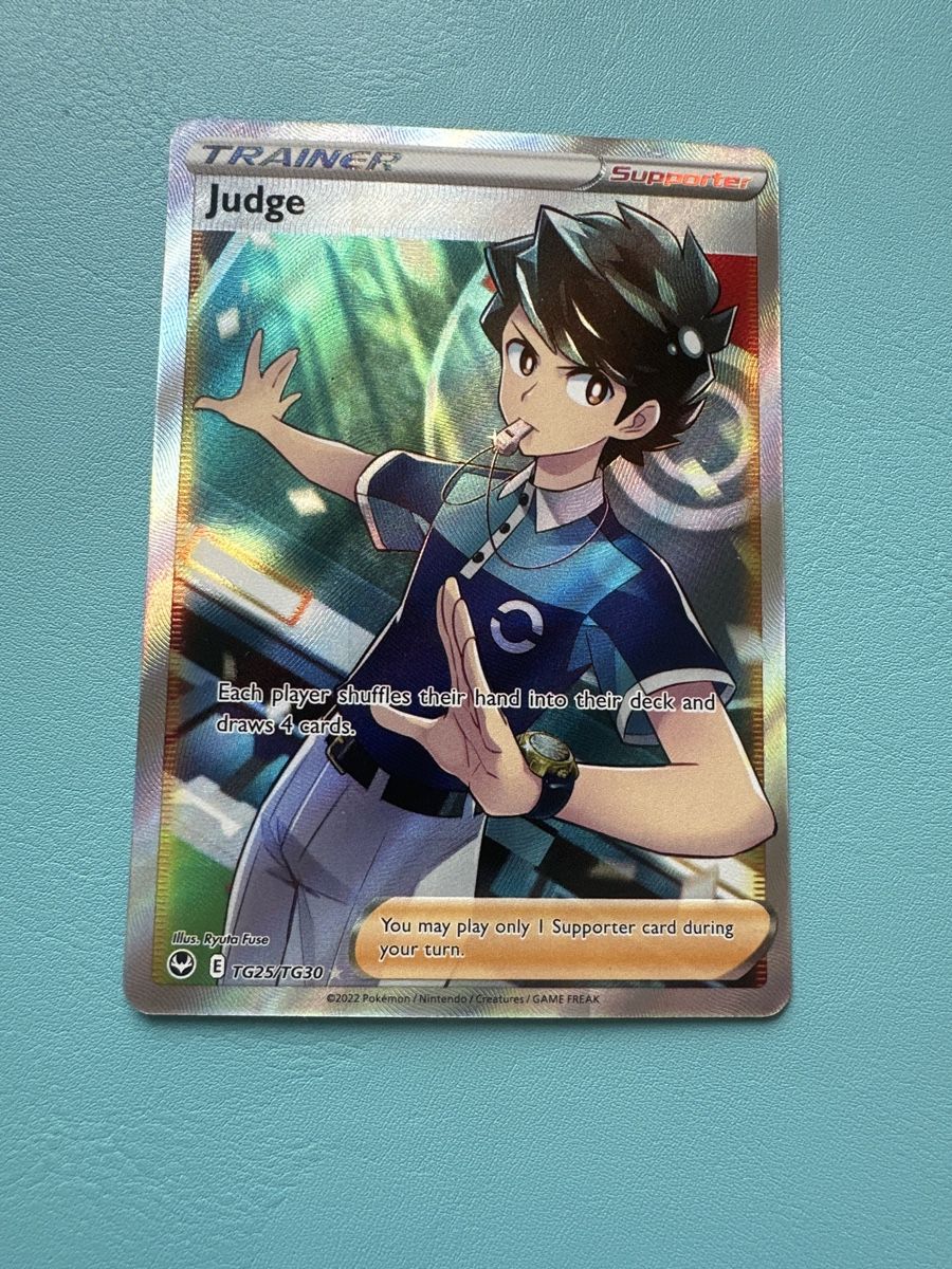 Pokémon Carte collezionabili: Pokemon Judge Trainer Fullart Rare Mega cool – Usato da Lommiswil venduto da CollectorOne
