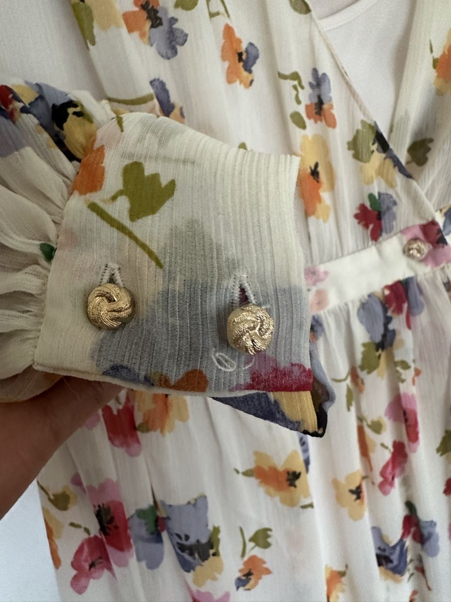 Zara Vestiti: Zara Sommerkleid mit Blumen-Muster Grösse S – Usato da Stäfa venduto da buecher10 2