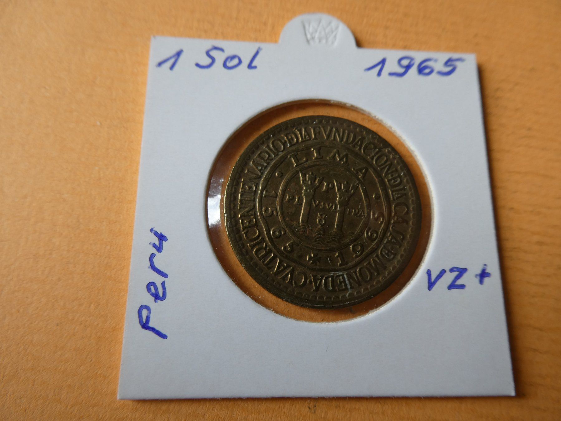 Alle Münzen: Peru 1965, 1 Sol – Gebraucht aus Hinterforst von Rohusri