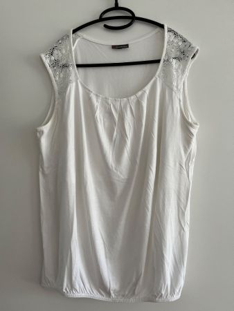 Sommerliches Top mit Spitze, Weiss, Street One
