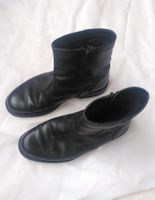 Leder Boots Made in Italy Schwarz 41