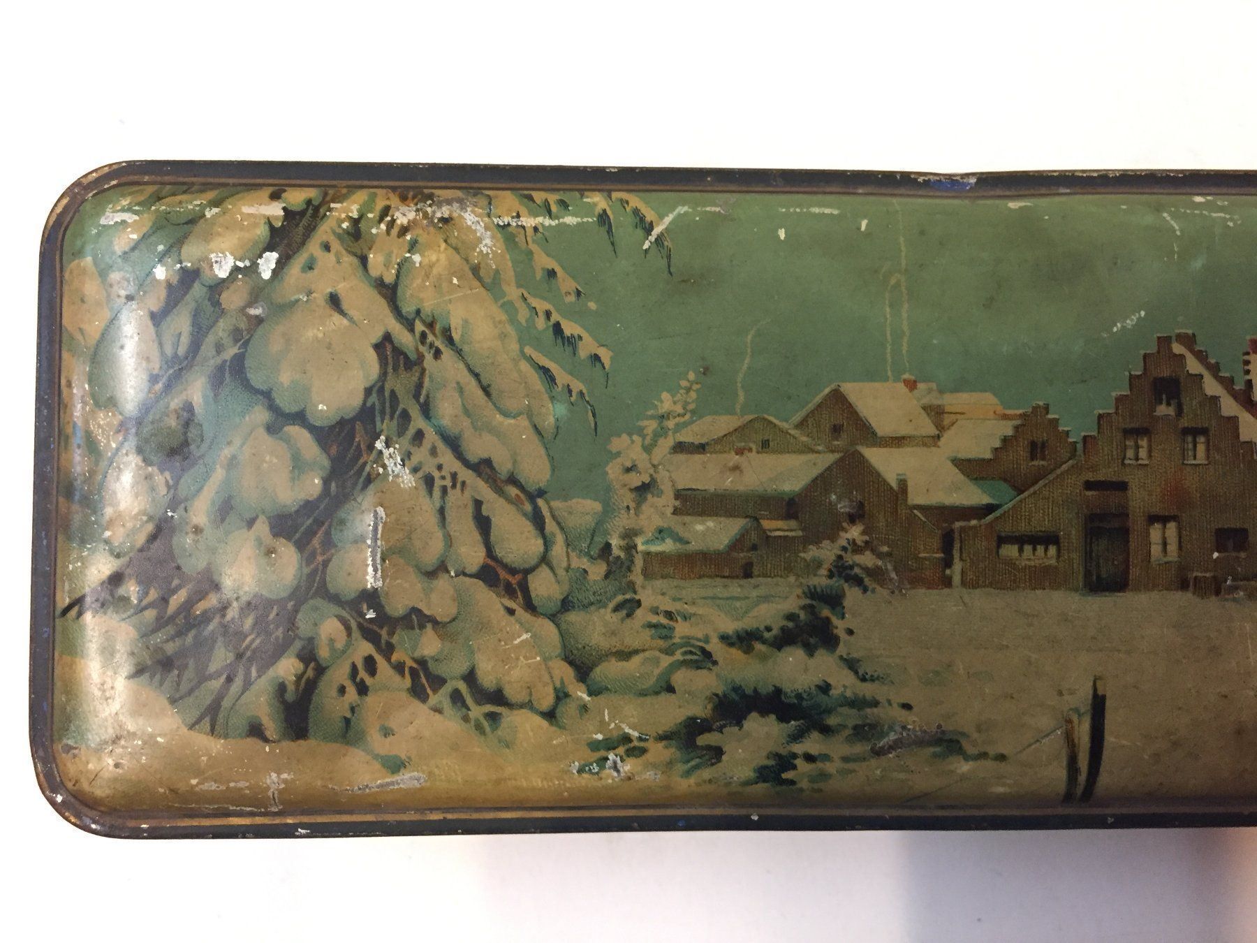 Zuccheriere: Vintage Blech Dose Winter Motiv – Usato da Schaffhausen venduto da vintageville 5