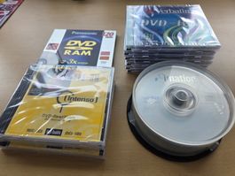 Originalverpackte DVD-RW Rohlinge - neu und unbenutzt