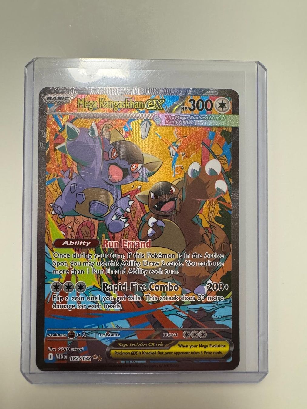 Pokémon Carte collezionabili: Mega Kangaskhan ex | SIR | MEG 182/132 | EN – Usato da Spreitenbach venduto da Snacky96