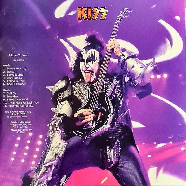 Kiss, I Love It Loud In Italy LP Picture Disc Kaufen auf Ricardo