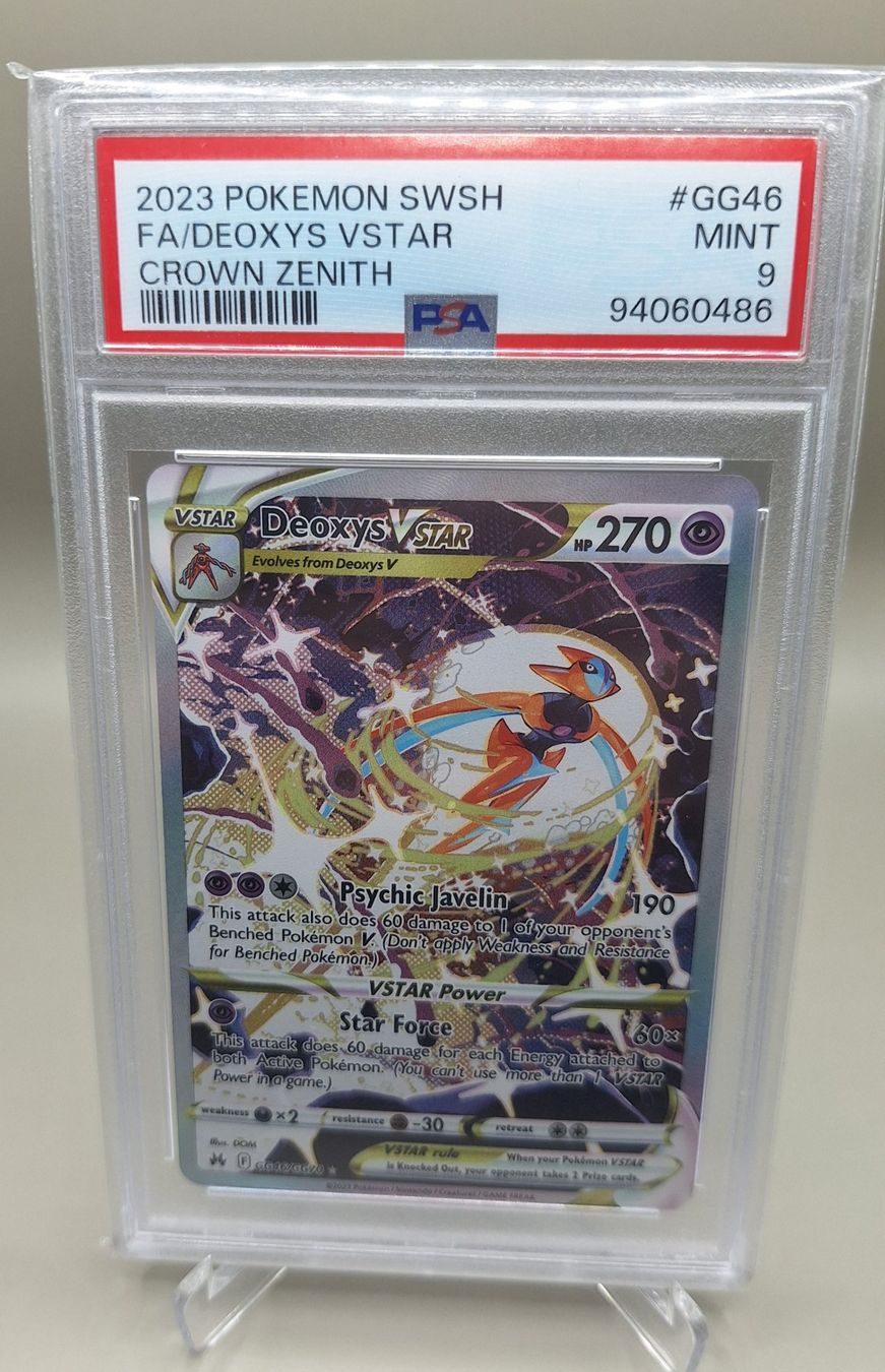 Pokémon Carte collezionabili: Psa 9 Deoxys VSTAR Crown Zenith EN – Usato da Naters venduto da poketrade11