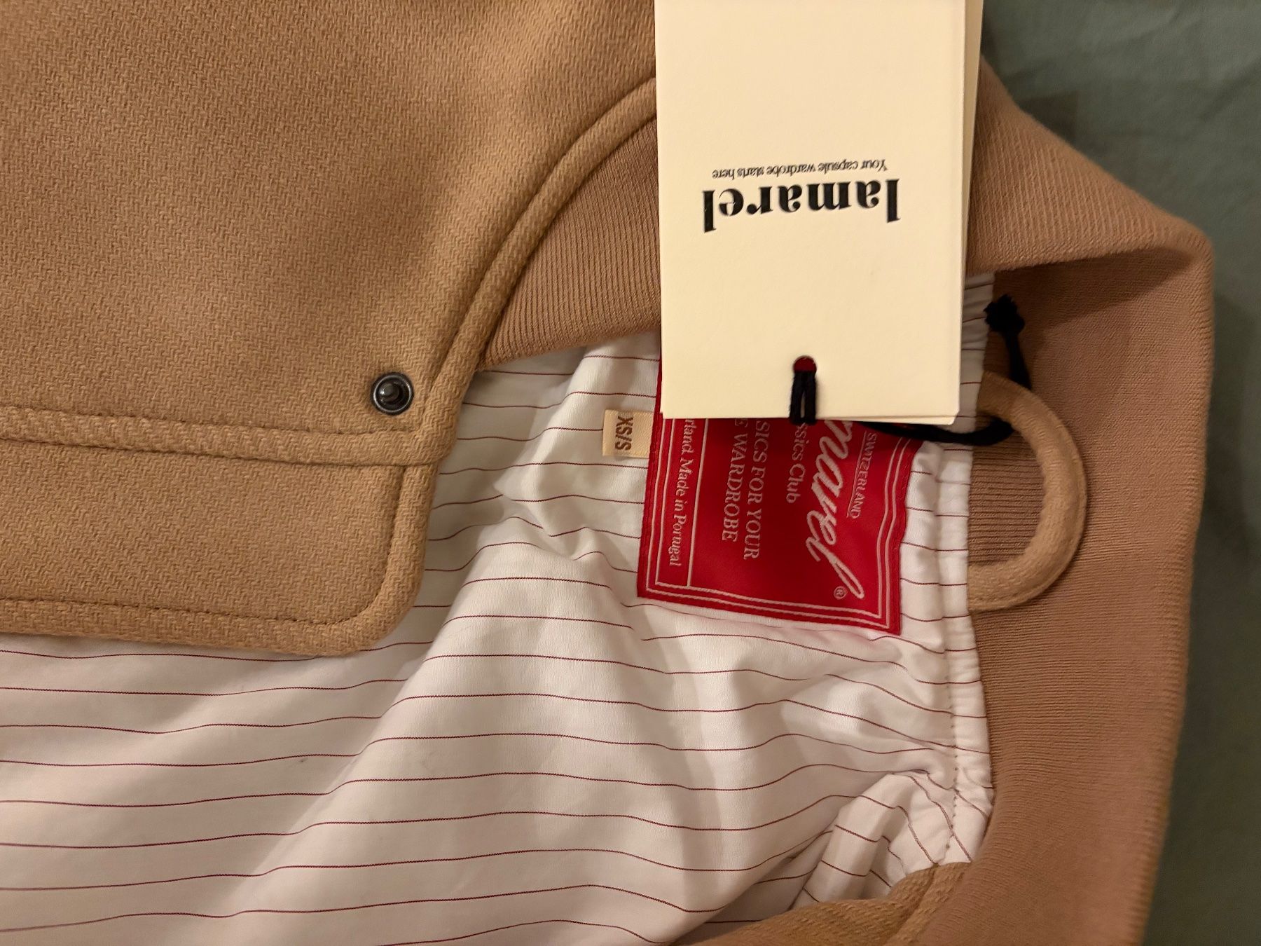 Lamarel Giacche: Lamarel Neu WOOL-BLENDED BOMBER JACKET – Nuovo (secondo la descrizione) da Zürich venduto da lor_x6yf 3