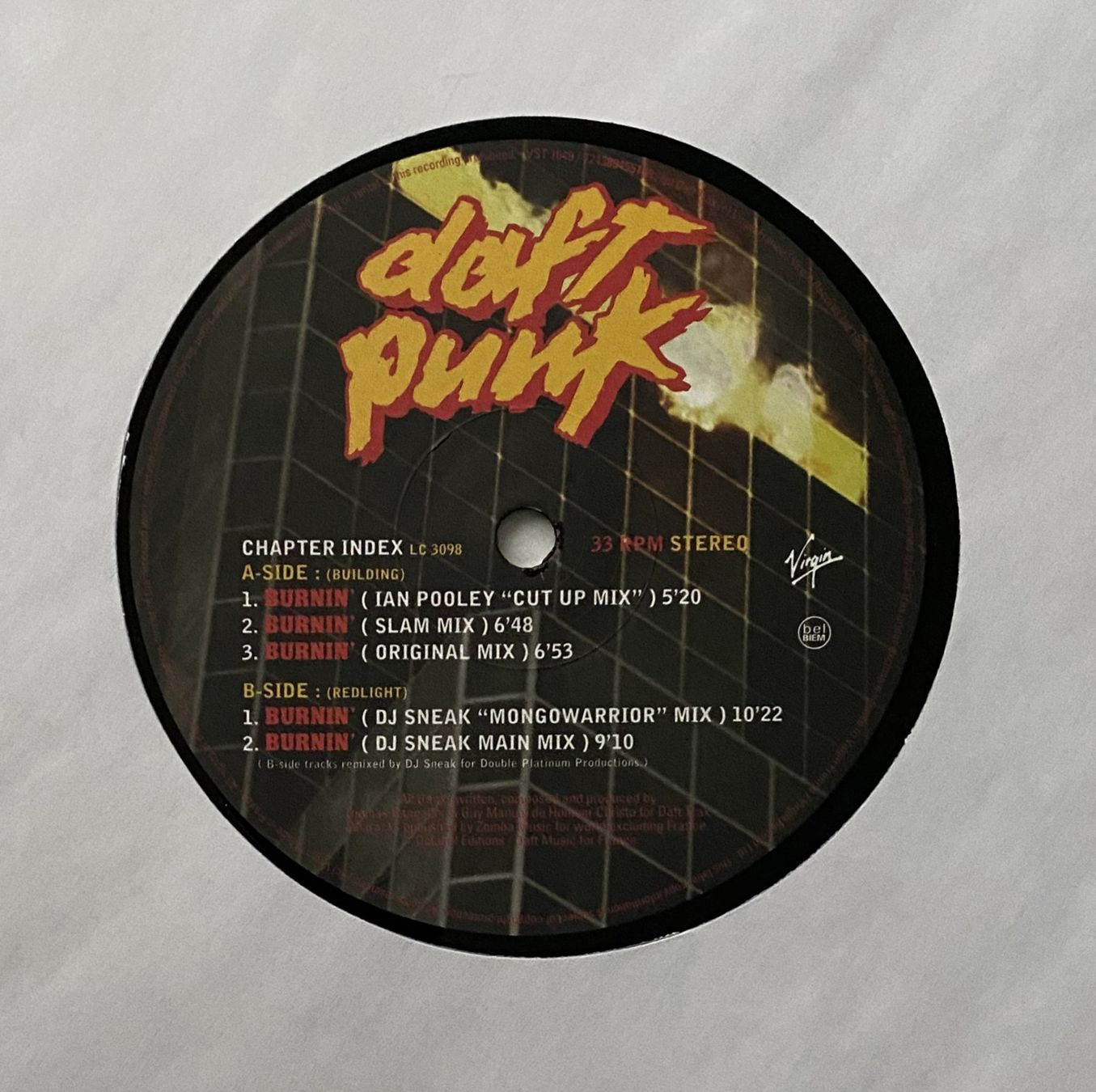 Vinyles: Daft Punk, Burnin' (House, Tech House, Techno) – D'occasion à Flums par Empe1 2