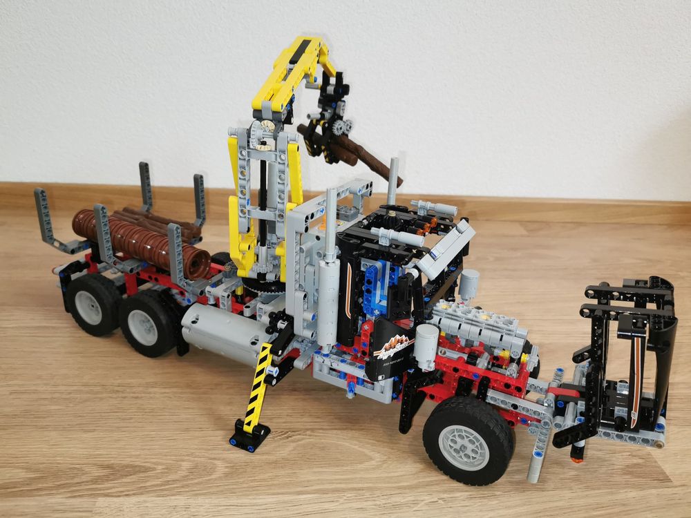 Lego Technic 9397, Logging Truck, Holzlastwagen   Baumstämme | Kaufen ...