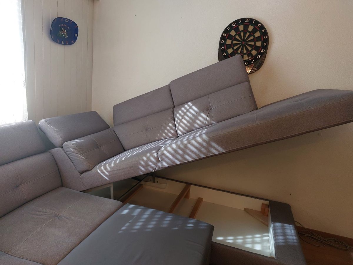 Divani: Ecksofa mit Schlaffunktion und Stauraum – Usato da Gränichen venduto da toyotafreak82 5