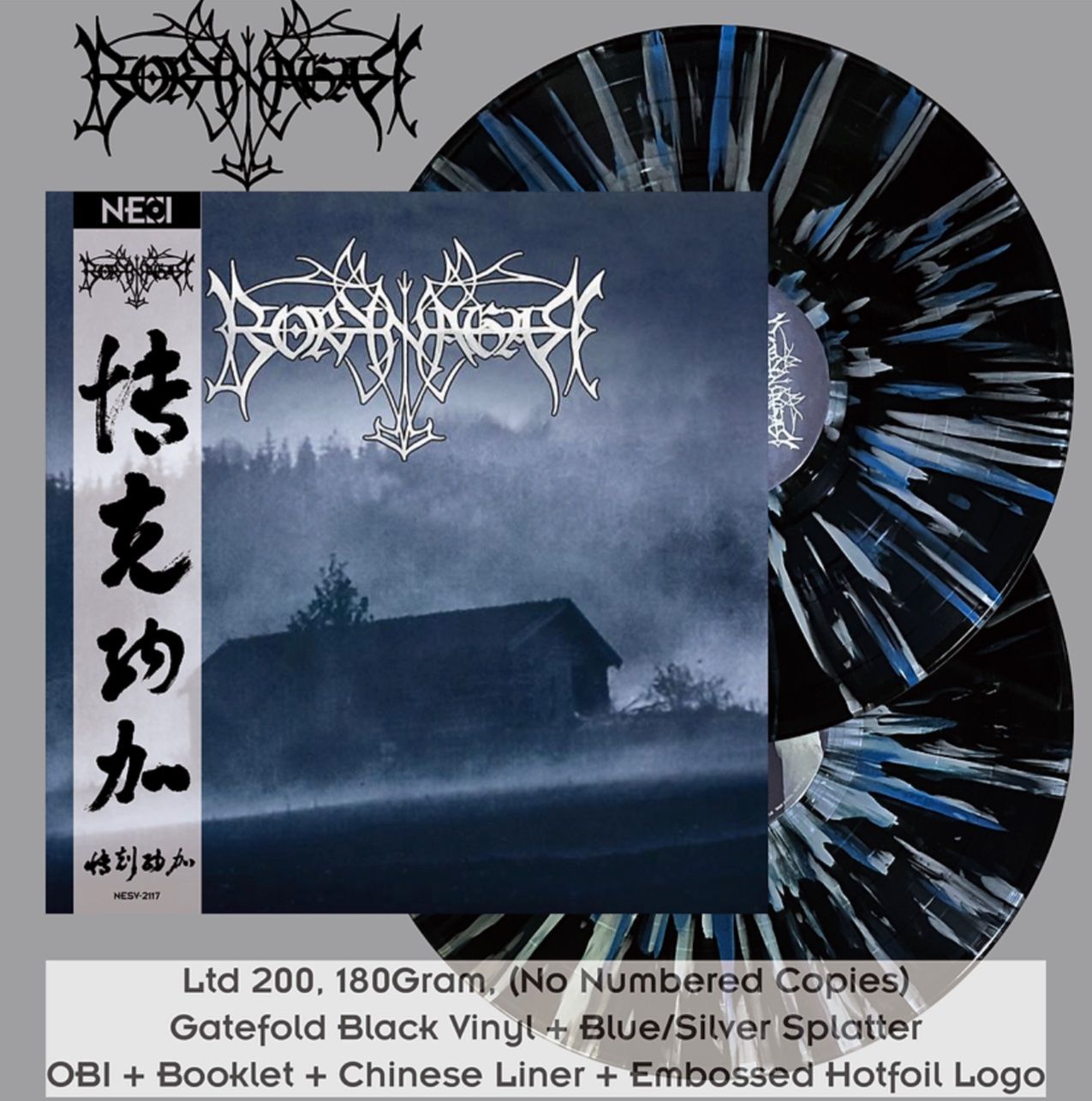 Vinyles: Borknagar – Borknagar [NESI Splatter 2LP] – Neuf (Voir description) à Tamins par Dark-Skull-Vinyl