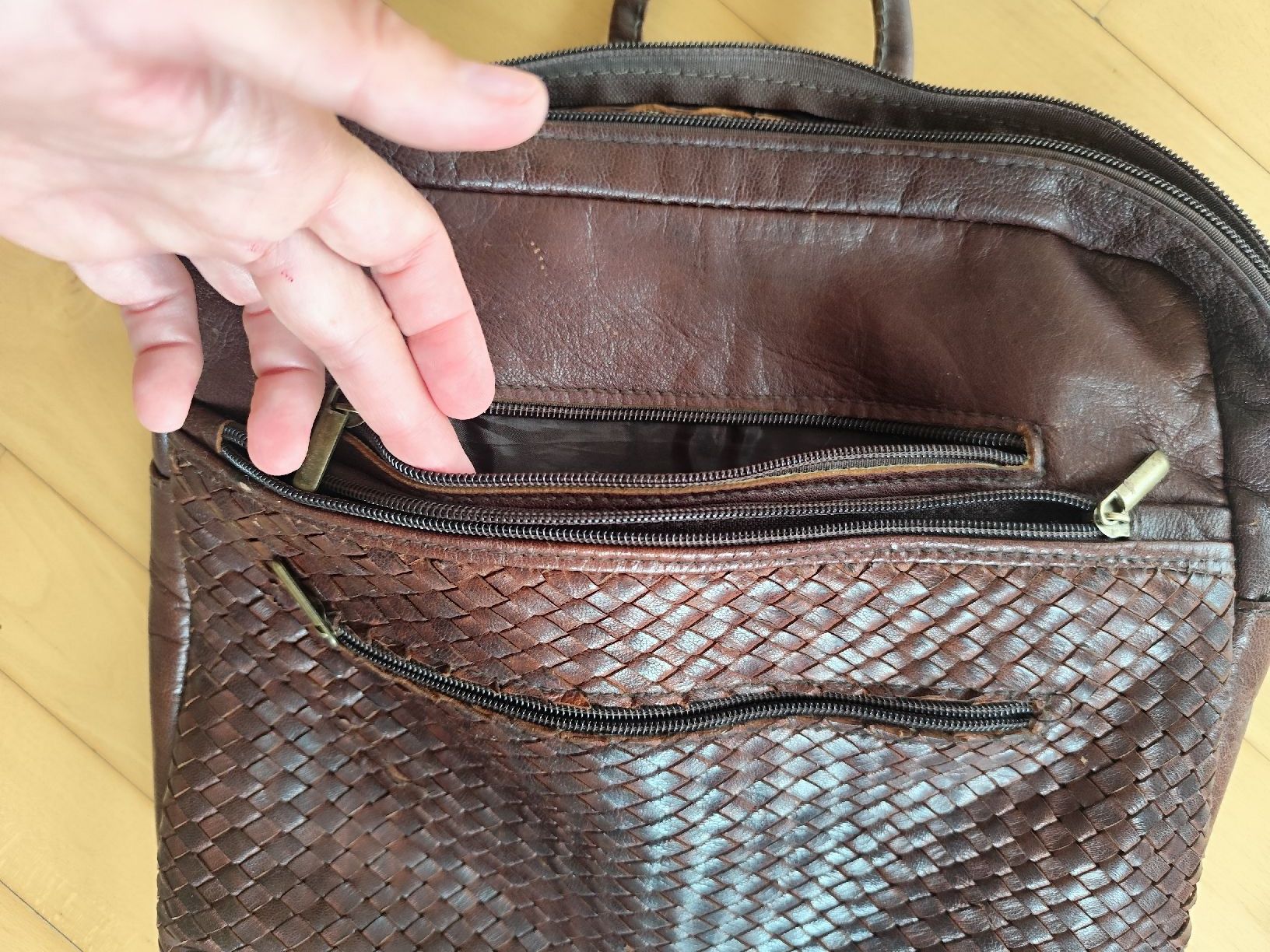 Zaini: Echter Leder Rucksack Braun, Vintage – Usato da Zürich venduto da Claudia_Zueri 8