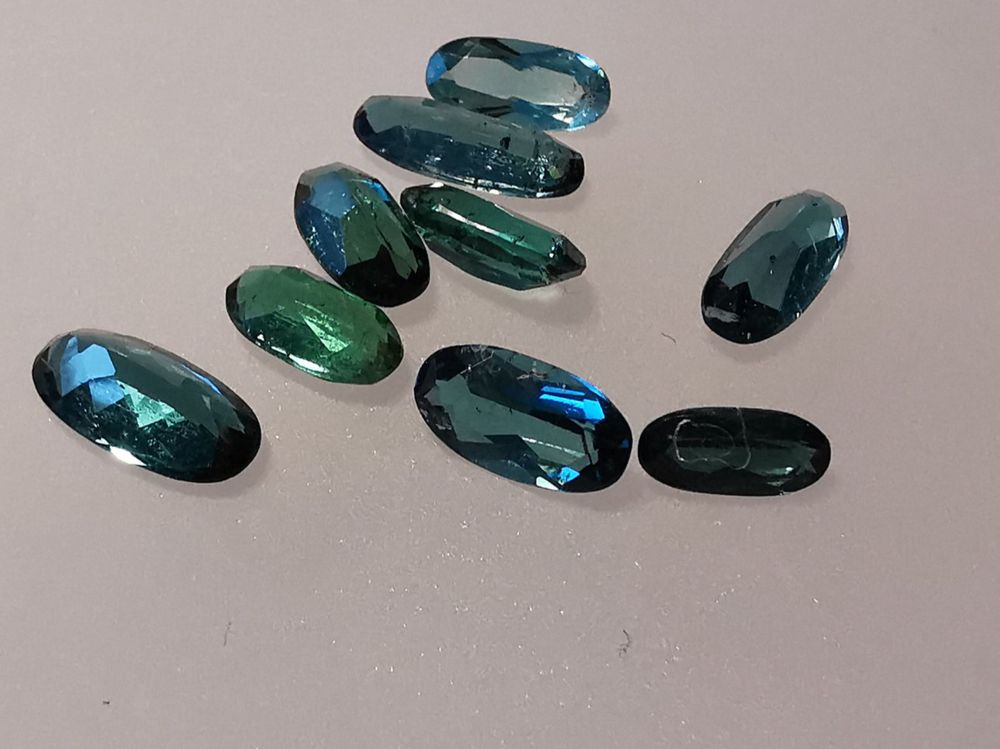 Grüne Turmalin Perlen 4x6mm - Kaugummischliff Für Schmuckherstellung