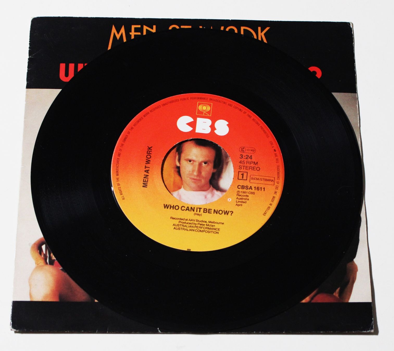 Dischi in vinile: 7" MEN AT WORK - WHO CAN IT BE NOW? 1981 – Usato da Brüttisellen venduto da Collector-Corner 1