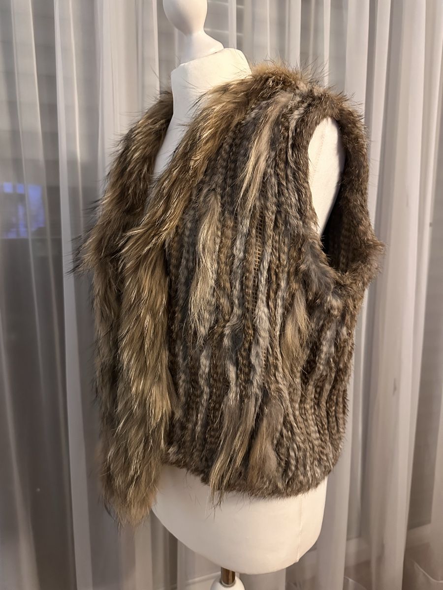 Gilets: Elegante Pelzweste, Echtfell, Gr. S/M – D'occasion à ZÜRICH par kat_k6zp 1