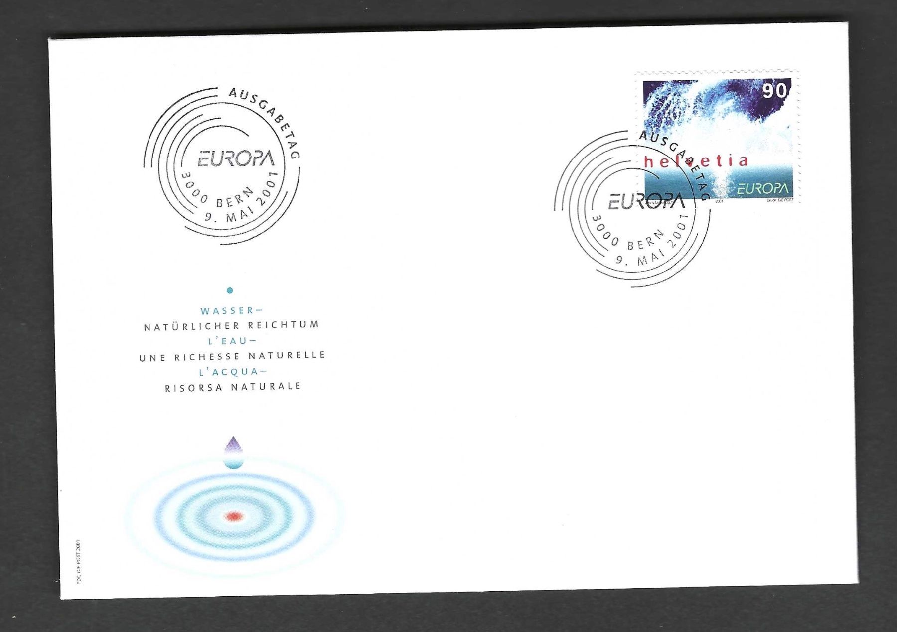 Tutti i francobolli: FDC Einzelmarke  2001 – Usato da Koblenz venduto da Markenhimmel